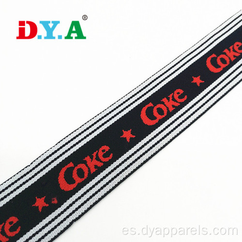 Jacquard Nylon Stripe Elastic para ropa interior